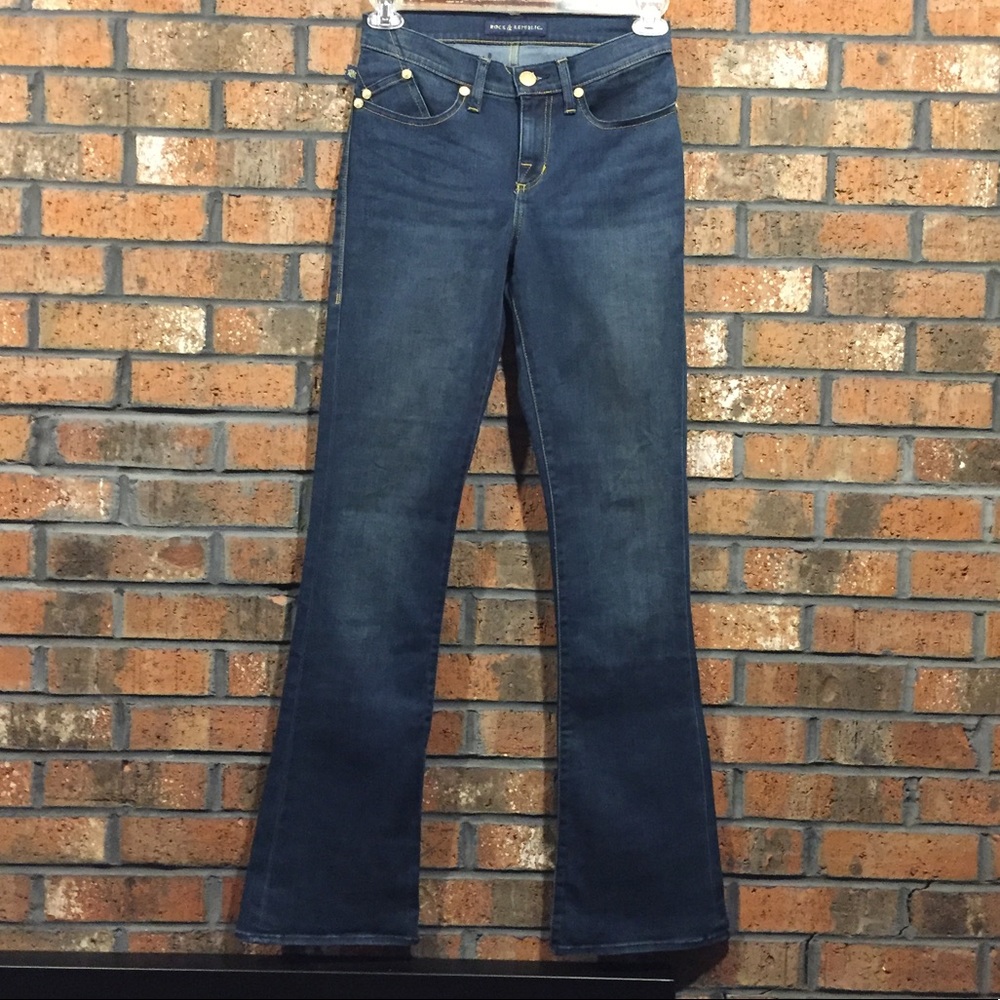 ROCK N REPUBLIC DARK BLUE BOOT CUT - Picture 2 of 3